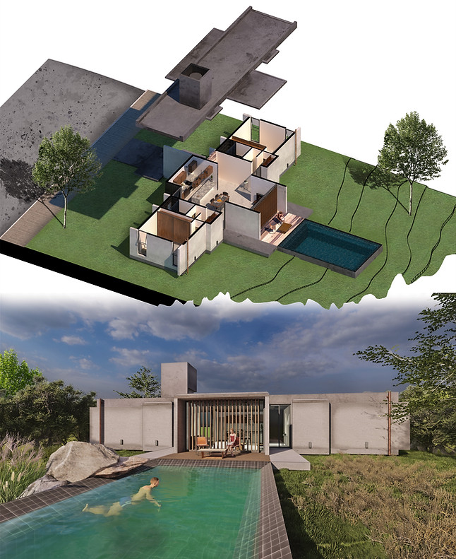 estudo sketchup + vray + lumion + photoshop