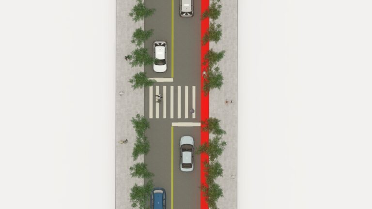 proposta de via urbana para masterplan